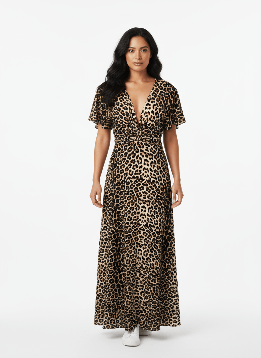 Leopard maxi dress - Bitter and Better