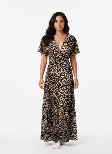 Leopard maxi dress - Bitter and Better