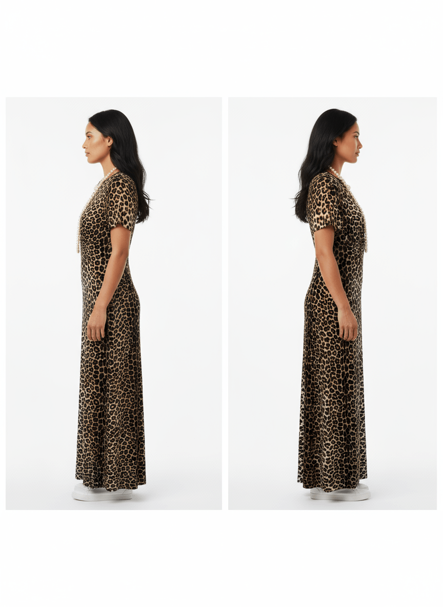 Leopard maxi dress - Bitter and Better