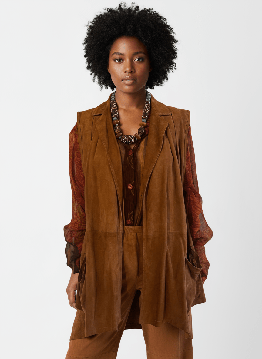 Vintage suede jasje - Bitter and Better