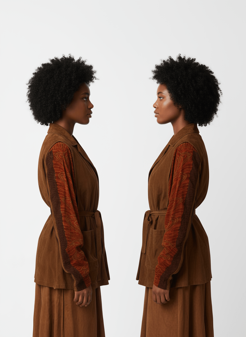 Vintage suede rok - Bitter and Better